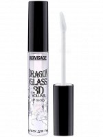 LuxVisage Блеск для губ DRAGON GLASS 3D volume, прозрачный * ТОН 01