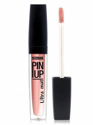 LuxVisage Блеск для губ PIN-UP ultra matt, тон 20 песочо-розовый *