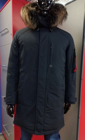 Куртка зимняя муж.SHARK FORCE 821D215U color: DH-42 енот темно-синий