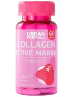 306825 Urban Formula БАД Collagen Active Marine  Комплекс-коллаген для укрепления связок и суставов (60 капс.) §
