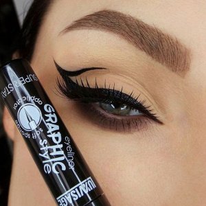 Подводка для глаз суперстойкая Graphic Style Super Stay, угольно-черная