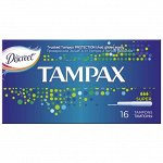 TAMPAX CEF Тампоны женские гигиенические с аппликатором Super Duo 16шт