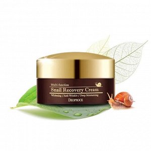Deoproce Многофункциональный восстанавливающий крем с муцином улитки SNAIL RECOVERY CREAM