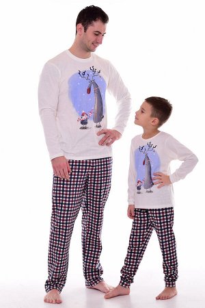 Пижама мужская 9-180 (молоко) Мороз