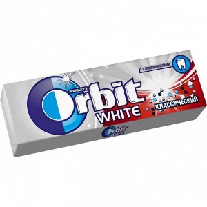 Жевательная резинка Orbit White Белоснежный Классический, без сахара, 30 пачек по 13,6 г