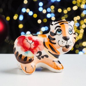 Сувенир "Тигр Шерхан", разноцветный, 6,6 см
