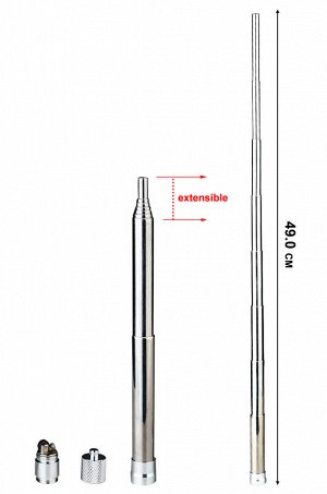 Зажигалка Телескопическая трубка зажигалка -  для розжига огня и подачи кислорода на безопасной дистанции - до 49 см. Изготовлена из прочной нержавеющей стали, надежна и долговечна. Незаменима при вых