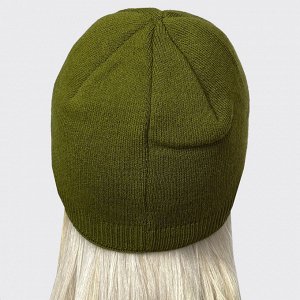 Оливковая женская шапочка №31
