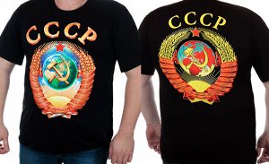 Футболка Качественная мужская футболка с большим гербом СССР. Полный размерный ряд до 62! Лишние кило НЕ повод забивать на имидж! ОСТАТКИ СЛАДКИ!!!!
