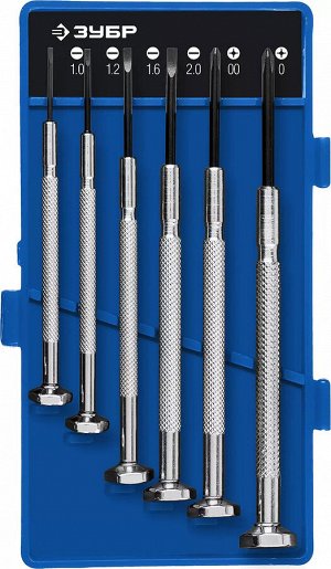 Зубр ЧАСОВЩИК набор часовых отверток 6 предм.