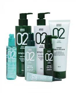AMOS Professional 02 Scalp Nourish / The Greentea Shampoo Moisturizing Шампунь для волос 500 гр., ,