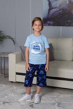 Костюм детский летний для мальчика шорты и футболка