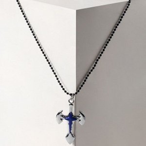 Кулон "Крест" отражение, цвет МИКС, 46 см