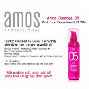 AMOS Professional True Repair Essential Oil 05 Масло - эссенция для волос 100 мл, ,