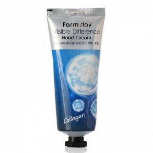 Крем для рук "Коллаген" Farmstay Visible Difference Hand Cream Collagen, 100 мл, ,