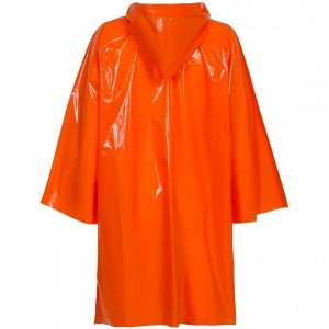 Дождевик-плащ CloudTime, цвет оранжевый