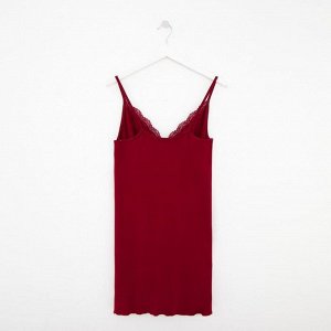 Ночная сорочка женская, цвет бордовый