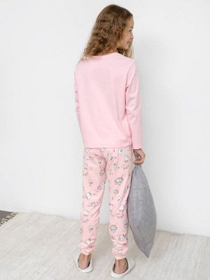 Пижама для девочек (фуфайка, брюки)