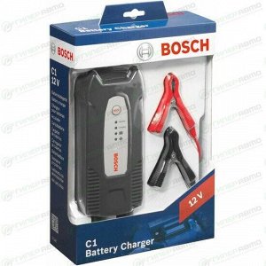 Устройство зарядное Bosch C1 Battery Charger, автоматический режим, 12В, до 120Ач, ток заряда до 3.5А, для WET, EFB, AGM, арт. 0 189 999 01M