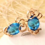 Серьги позолота H01-9925