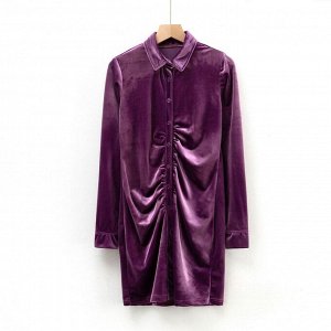 Платье женское, цвет: фиолетовый