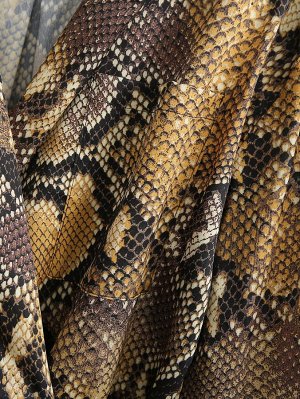 Платье женское, цвет: принт "змеиная кожа"