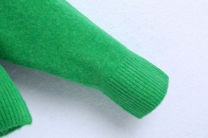 Свитер женский, цвет: зеленый