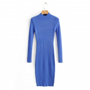 Платье женское, цвет: синий