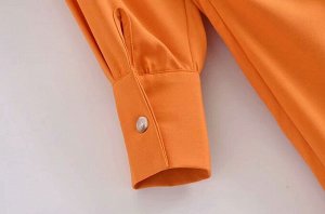 Платье женское, цвет: оранжевый