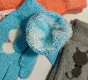 Перчатки детские с начесом (3-5лет)