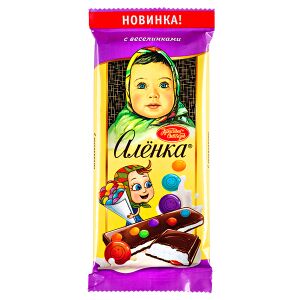 Шоколад Аленка с веселинками 87 г 1уп.х 10 шт.