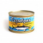 Скумбрия дальневосточная натуральная с добавлением масла
