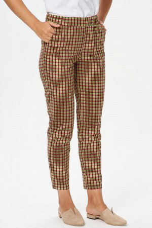 Брюки укороченные брюки с карманами из хлопкового трикотажного полотна. Пояс с эластичной лентой внутри. Рост модели на фото 170
Цвет: светло-зеленый
Состав: 100% хлопок