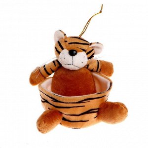Мягкая игрушка «Тигр» с кармашком, цвет МИКС