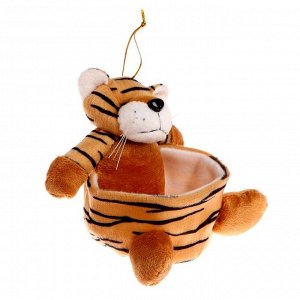 Мягкая игрушка «Тигр» с кармашком, цвет МИКС