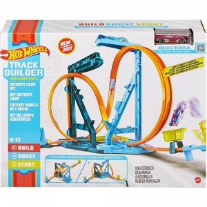 Набор  Hot Wheels (Хот Вилс) Конструктор Трасс Автотрек Бесконечная петля ,35*45*11 см