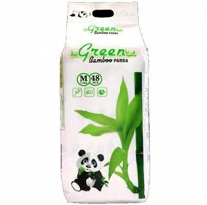 Подгузники-трусики GREEN BAMBOO PANDA M48 белые