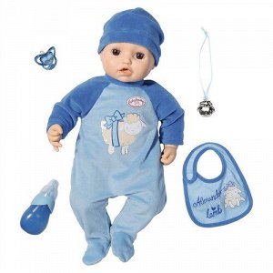 Кукла Baby Annabell Мальчик многофункциональный, 43 см, кор.39*32*20 см