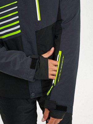 Горнолыжная куртка мужская черного цвета 77012Ch