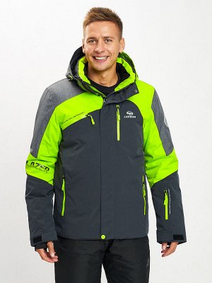 Горнолыжная куртка мужская зеленого цвета 77013Z