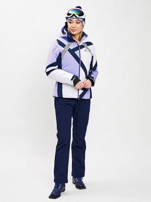 Горнолыжная куртка женская фиолетового цвета 77031F