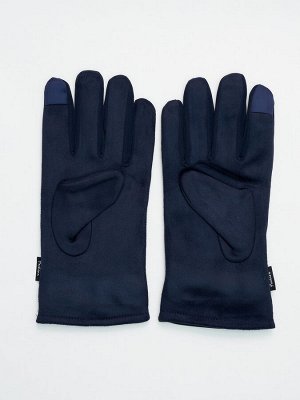 MTFORCE Классические перчатки зимние мужские темно-синего цвета 601TS