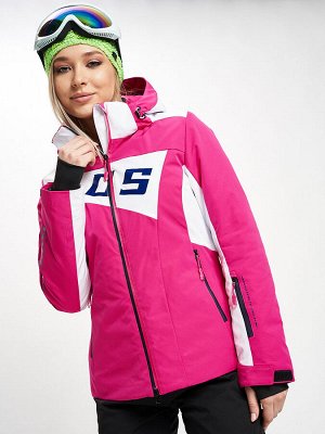 Горнолыжная куртка женская розового цвета 77030R