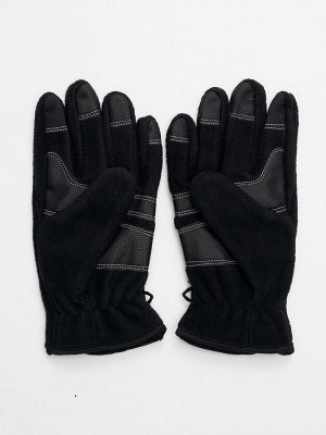 MTFORCE Перчатки мужские на флисе черного цвета 699Ch
