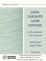 Пряжа для вязания Lanecardate, 117 гр., Aqua Glass