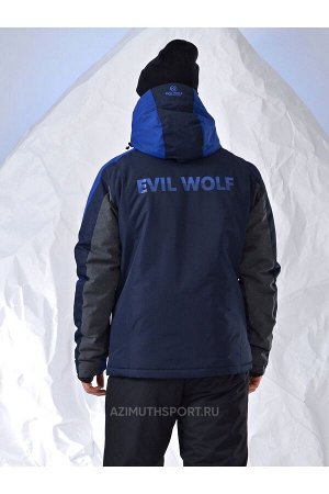 Мужская куртка (WINTER) Evil Wolf 9975 Темно-синий