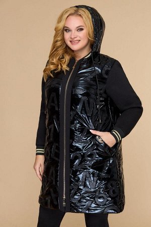 Куртка / Svetlana-Style 1449 черный+буквы