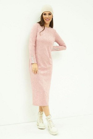 Платье, Жилет / Магия моды 2012 розовый+сине-серый