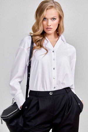 Блуза / Teffi Style L-1506 белый