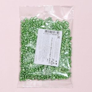 Посыпка декоративная цветная "Крошка Люкс" перламутровая, зеленая 50 г